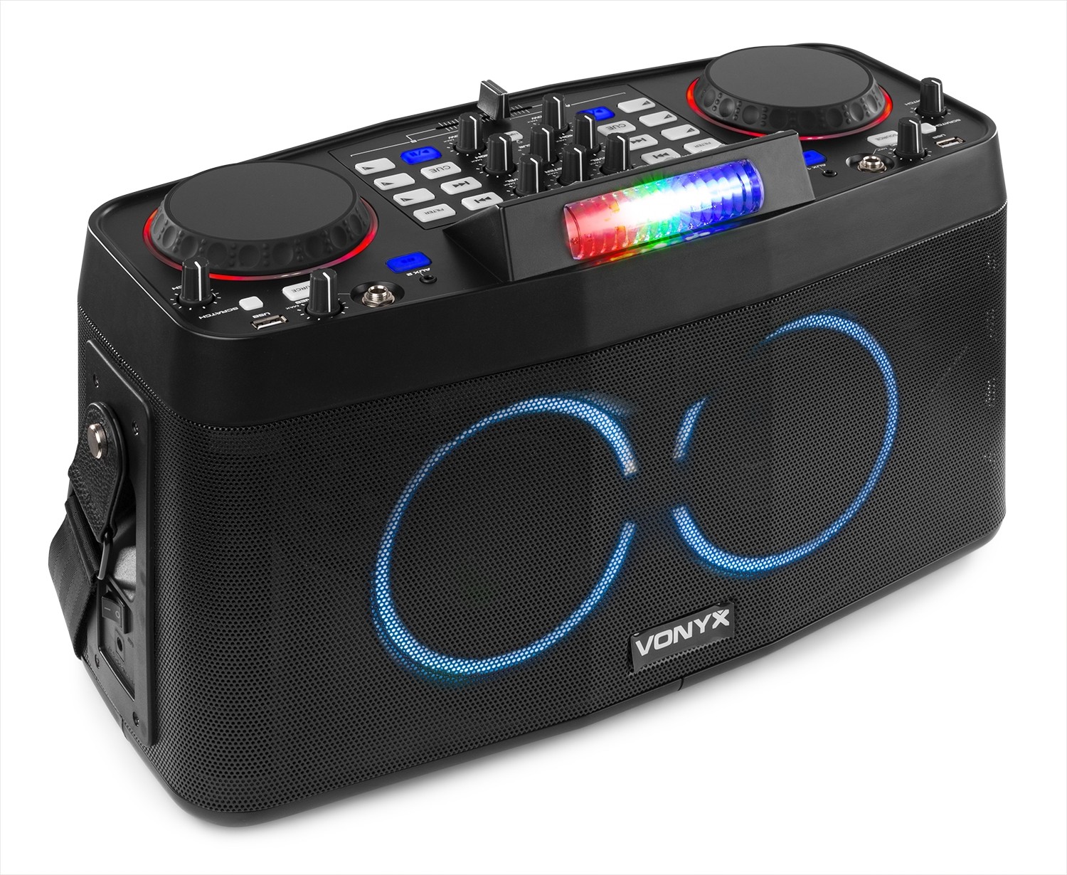 Vonyx CDP800 Portable DJ Station with Dual Bluetooth - DJMania