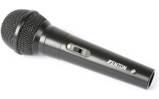 Fenton Micrófono, dinamico, 600 Ohms, cable integrado - negro