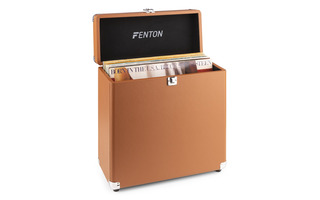 Fenton RC30 Estuche para discos de vinilo Marrón