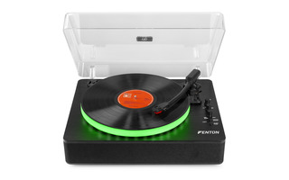 Fenton RP162LED Record Player with BT in/out Black