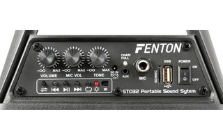 Fenton ST032 Amplificador Portatil 50W BT/USB/SD