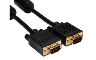 Cable VGA/SVGA - cobre / básico / 20.0 m / dorado - macho >> macho