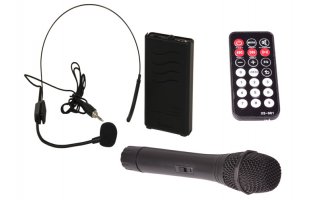 Imagenes de Sistema portable 15" - USB / MP3 / Bluetooth & 2 x Microfonos VHF