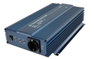 Inversor de potencia Onda sinusoidal pura 12 VDC AC 230 V 1000 W F (CEE 7/3)