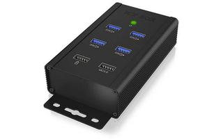 Hub 4-Port USB 3.0 Negro - ICY BOX 60363