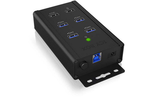 Hub 4-Port USB 3.0 Negro - ICY BOX 60363