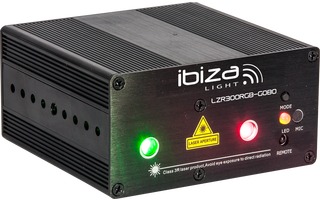 Ibiza Light LZR300RGB Gobo