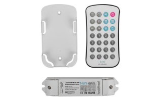 Controlador para cintas de LEDs digitales profesionales - con mando a distancia RF