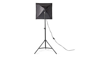 Kit de Luz de Estudio Fotográfico - 2x 70 W - 5500 K - 180 cm de altura - Plegable - Nedis SLKT1