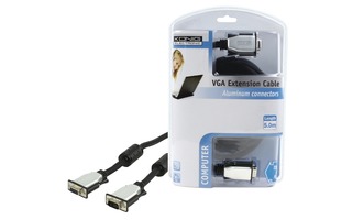 Imagenes de Cable de Extensión VGA VGA Macho - VGA Hembra Negro