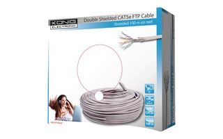 Cable de Red CAT5e en Bobina SF/UTP Gris Varado