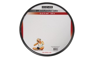 Cable OFC para altavoz 2x 0.75mm² König