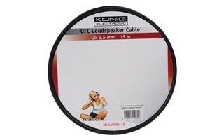 Cable OFC para altavoz 2x 2.5 mm² 15 m