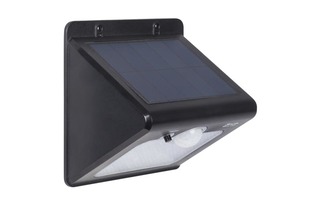 Lámpara solar con sensor PIR - resistente al agua