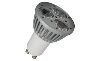 Imagenes de Bombilla LED 3 x 1W - Color Azul - GU10 - LAMPL31GU10B