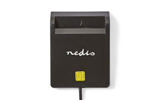 Lector de Tarjetas Inteligentes - USB 2.0 - Negro - Nedis CRDRU2SM2BK