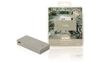 Lector de tarjetas USB Amsterdam en gris - Sweex NPCR1080-02
