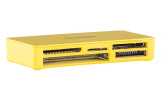 Lector de tarjetas USB Barcelona en amarillo - Sweex NPCR1080-05