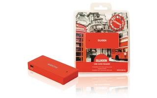 Lector de tarjetas USB London en rojo - Sweex NPCR1080-03