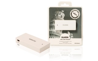 Lector de tarjetas USB Pisa en blanco - Sweex NPCR1080-01