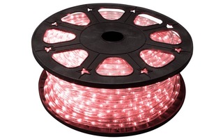 Manguera luminosa con LEDs - 45 metros - Color Rojo