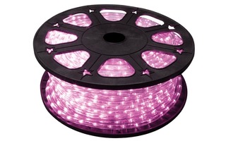 Manguera luminosa con LEDs - 45 metros - Color Rosa