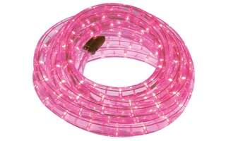 Manguera luminosa con LEDs - 9 m - color Rosa
