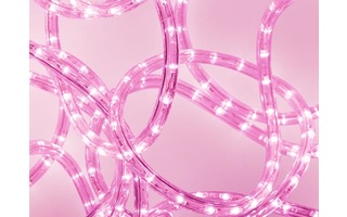 Manguera luminosa con LEDs - 9 m - color Rosa