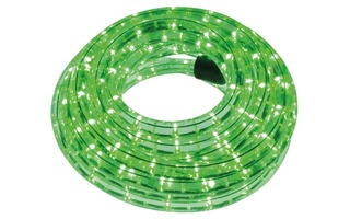 MANGUERA LUMINOSA CON LEDs - 9 m - COLOR VERDE