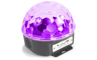 Max Magic Jelly DJ Ball al ritmo de la musica 6x 1W LED con reproductor MP3