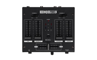 HQ Power HQMX11006 - Mesa de mezclas de 2 canales con 2 entradas USB