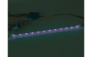 Juego con barra LED intermitente para tuning PC - Color Azul