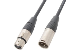 PD Connex Cable iluminación  DMX Macho XLR - Hembra XLR 20m