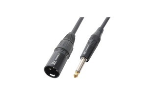PD Connex Cable XLR macho-Jack 6.3 mono 3.0m