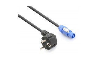 Cable alimentación Powercon a Schuko 5.0m
