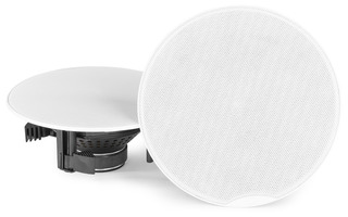 Power Dynamics CSH65 2-Way Ceiling Speaker Set with Amplifier and BT 120W 6.5