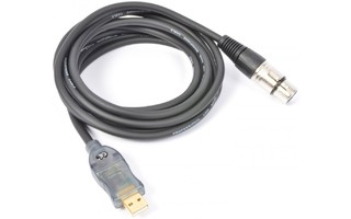 Power Dynamics PDC-03U Cable micro conversor AD XLR-USB