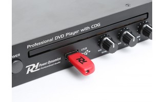 Imagenes de Power Dynamics PDC150 Reproductor DVD de 19" con CD+G y USB