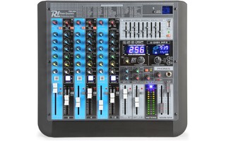 Power Dynamics PDM-S804 Mezclador analogico 8 canales Profesional