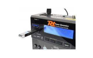 Power Dynamics PDX100 Reproductor Single Carga Superior CD/SD/USB/MP3