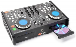 Power Dynamics PDX125 Reproductor Doble CD/SD/USB/MP3