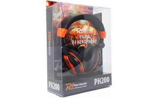 Power Dynamics PH200 Auriculares DJ Naranja