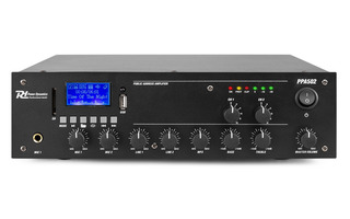 Power Dynamics PPA502 100V Mixer-Amplifier 50W 2 Zones