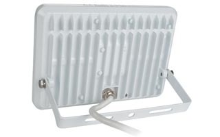 Proyector LED de diseño - 10 W - Color blanco cálido - Carcasa blanca