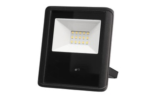 Proyector LED para exterior - 10 W - Blanco Neutro - Carcasa negra - sensor microondas