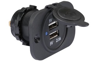 Conexión USB para empotrar (entrada 12-24 VDC, salida 5 V)