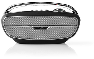 Radio FM - 60 W - Bluetooth® - Negro/plata - Nedis RDFM5300BK