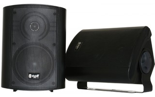 SkyTec Conjunto de altavoces stereo, 2-vias, 100W max, Negro - Pareja