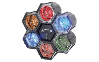 Imagenes de Efecto de luz LED con 6 modulos interconexionables