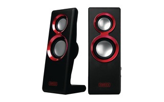 Speaker 2.0 Wired USB 2x 1 W Red - Sweex SP201